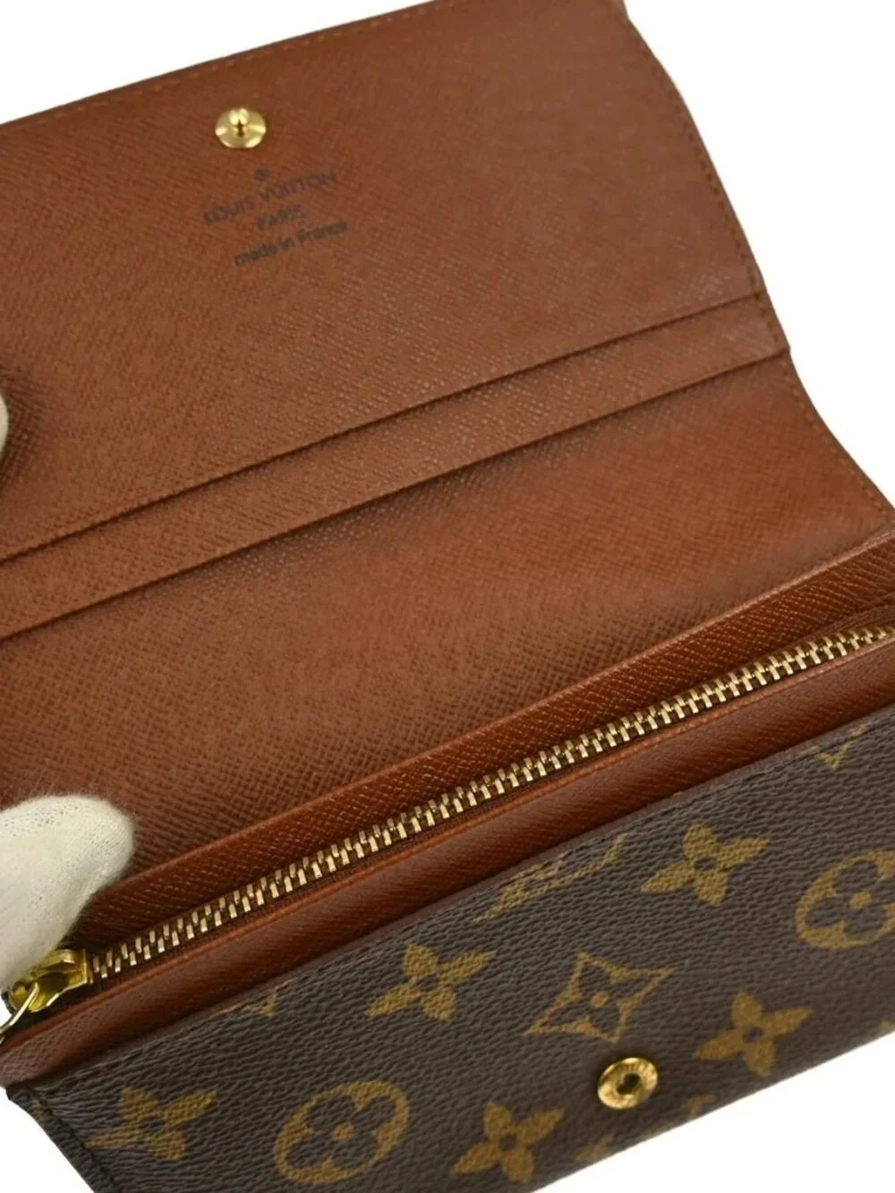 Deal LOUIS VUITTON PORTE MONNAIE BILLET TRESOR WALLET M61730 CT0046 164898 - Picture 4 of 7